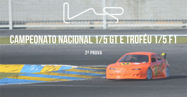 2ª PROVA DO CAMPEONATO NACIONAL 1/5 TC e Troféu Nacional F1